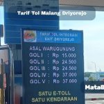 Tarif Tol Malang Driyorejo