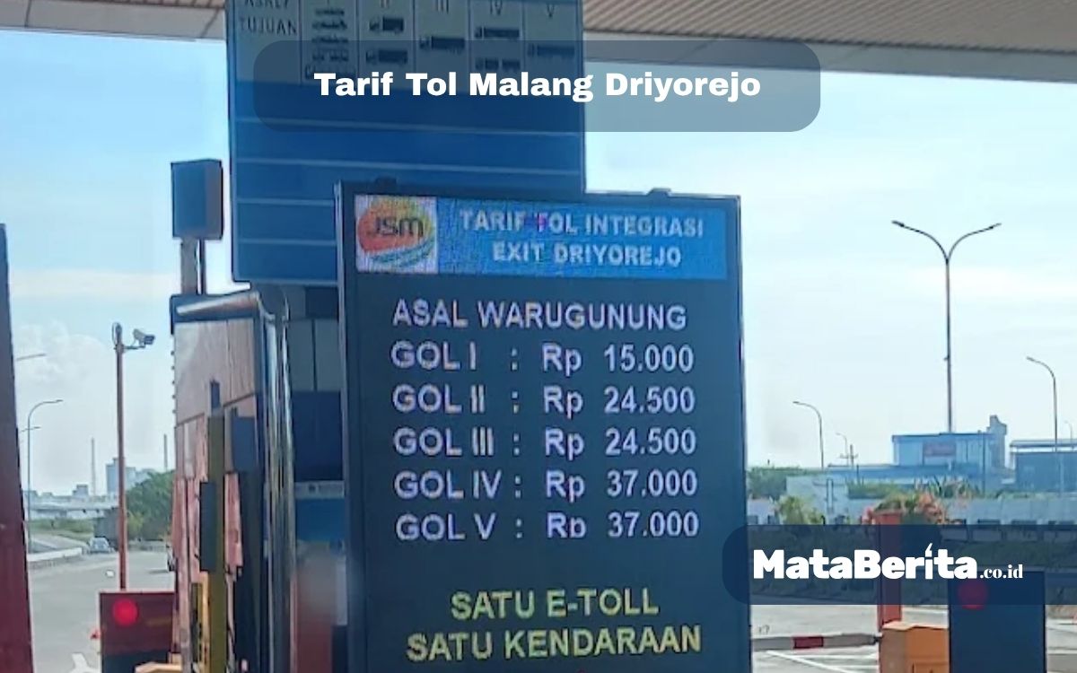 Tarif Tol Malang Driyorejo