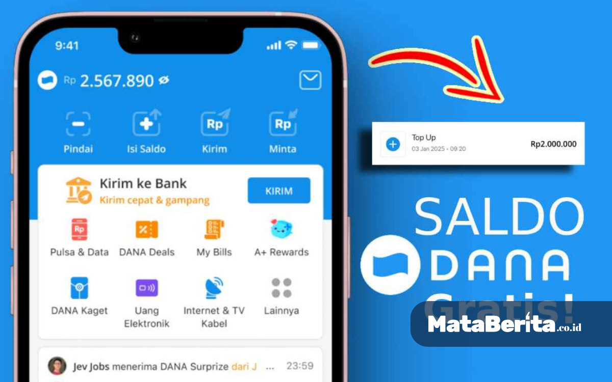 Klaim Saldo DANA Gratis