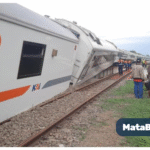 Kereta Anjlok di Kedunggedeh