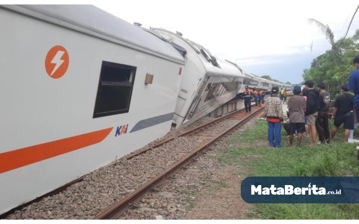 Kereta Anjlok di Kedunggedeh