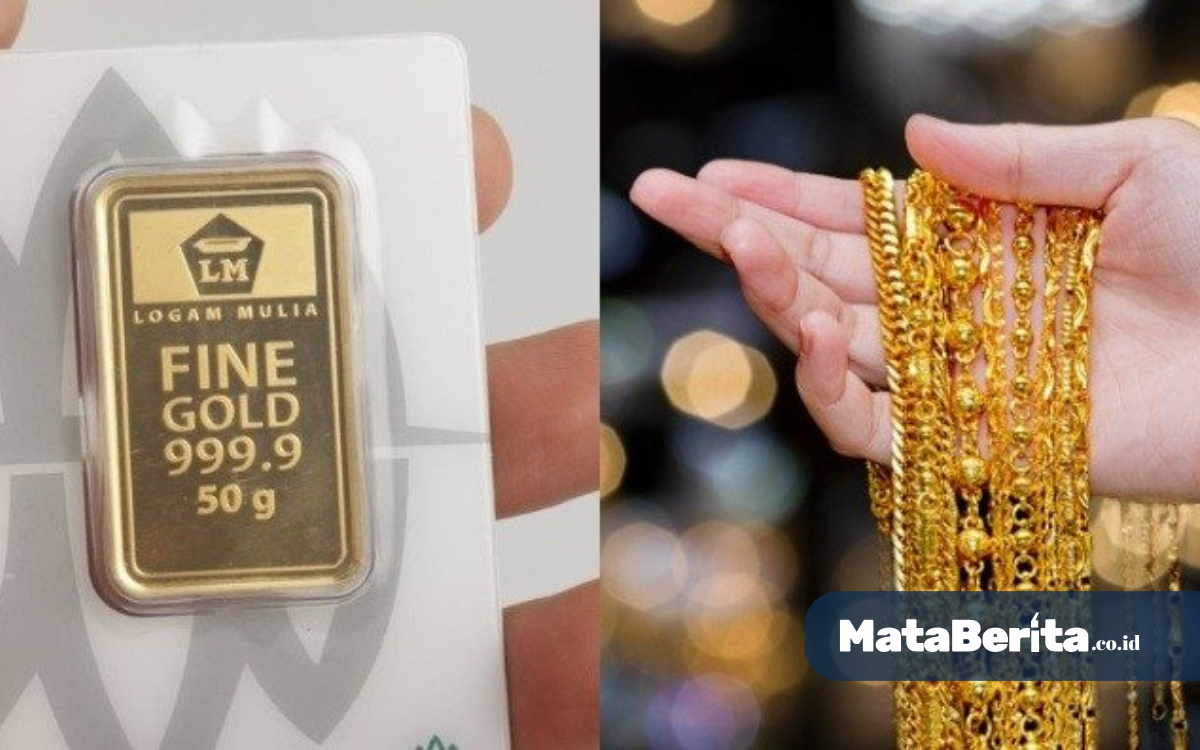 Harga Jual Emas Logam Mulia dan Perhiasan Hari Ini