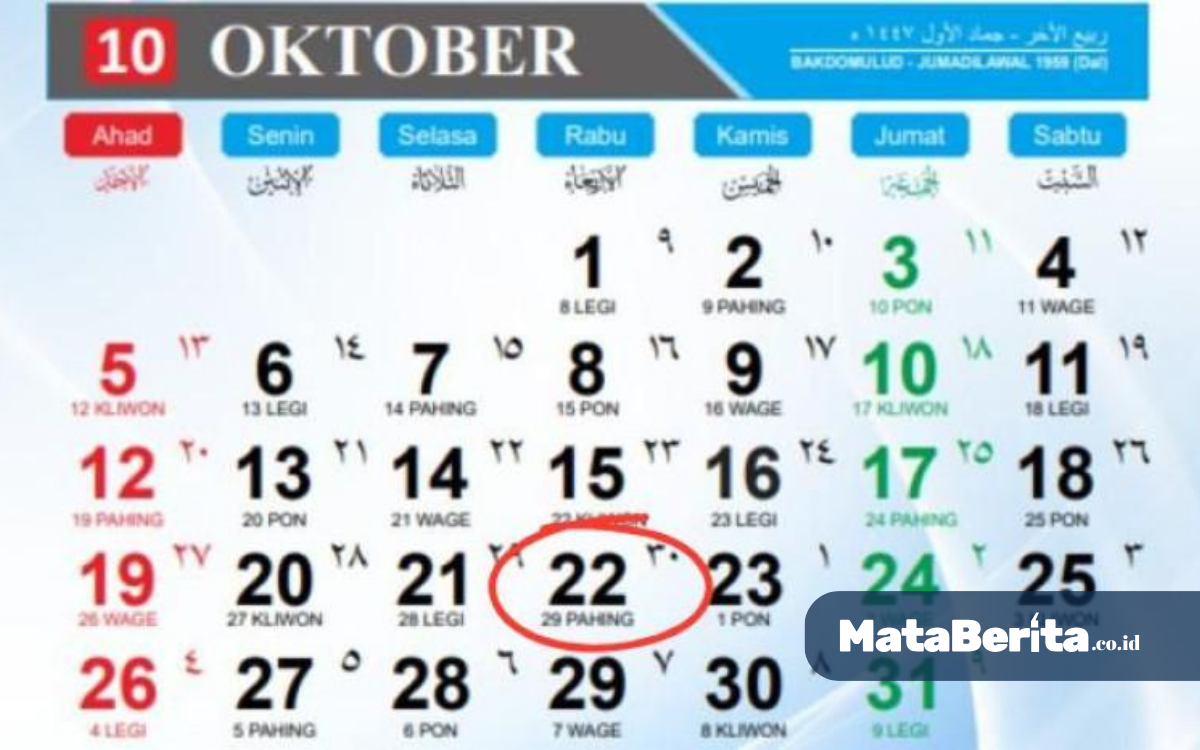 22 Oktober 2025 Memperingati Hari Apa