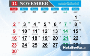 Daftar Hari Besar Nasional & Internasional di Bulan November 2025