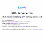 Canva down
