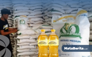 Bansos Bantuan Beras 20 Kg dan Minyak 4 Liter