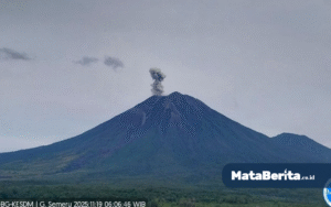 Letusan Vulkanik di Gunung Semeru Hari In