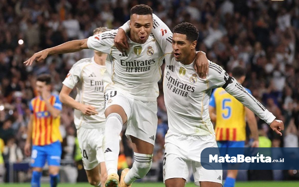 Skor Madrid vs Valencia