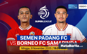Semen Padang vs Borneo FC