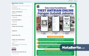 Cara Daftar Antrian Pangan Bersubsidi Jakarta 2025