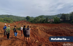 Tanah Longsor di Cibeunying Cilacap