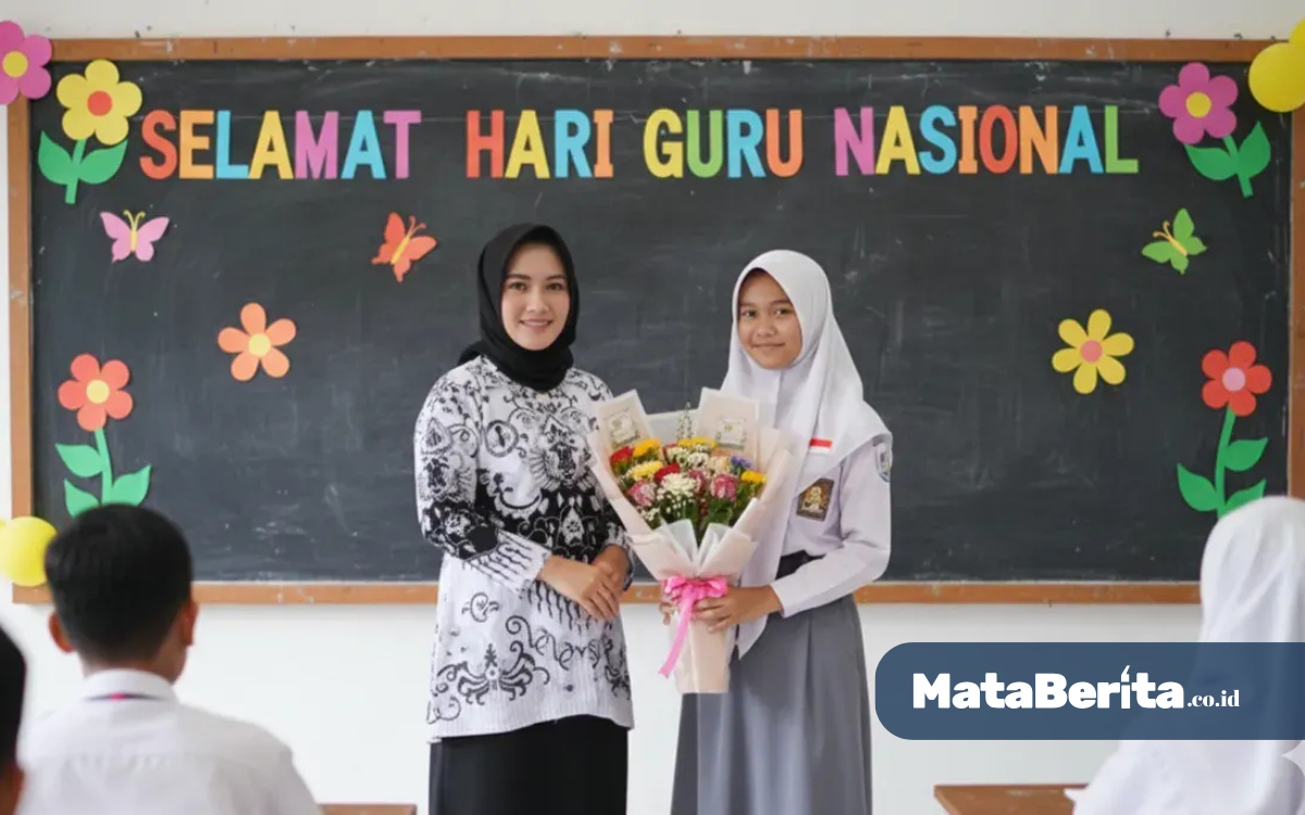 Prompt Gemini AI Edit Foto Siswa dan Guru Tema Hari Guru