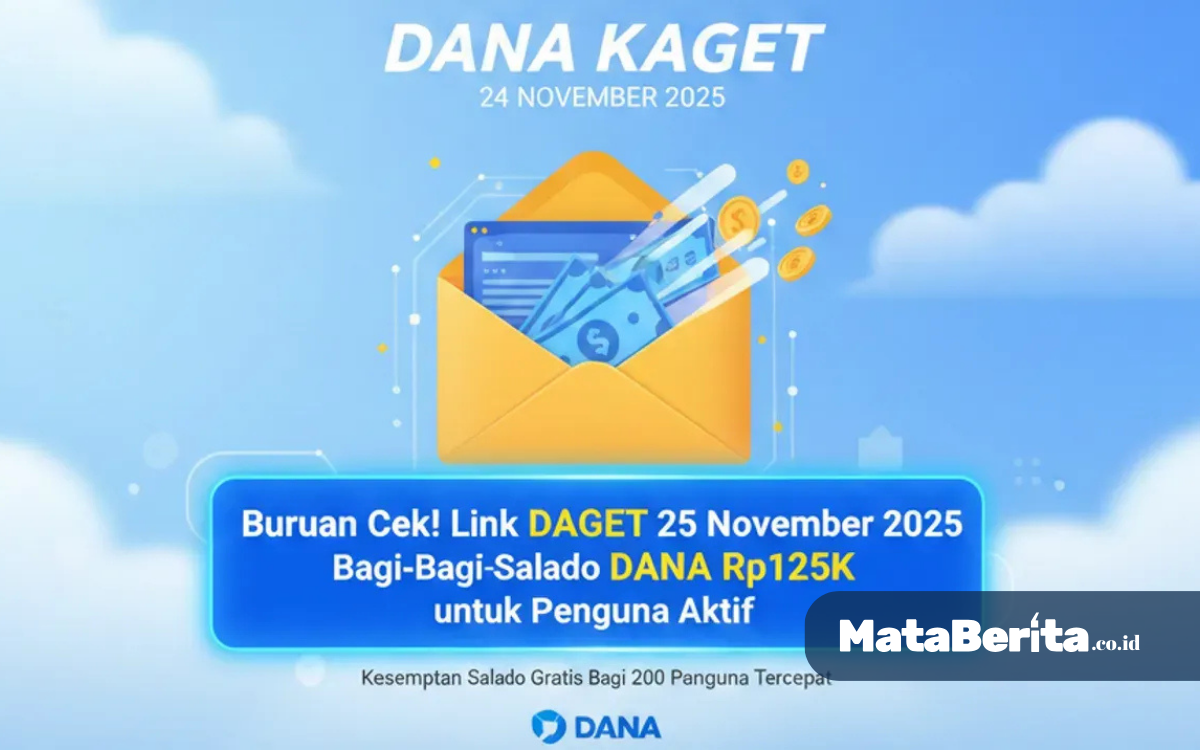 Saldo DANA Gratis Dari Link Kaget 25 November 2025