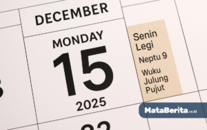 Kalender Jawa Hari Ini Senin 15 Desember 2025