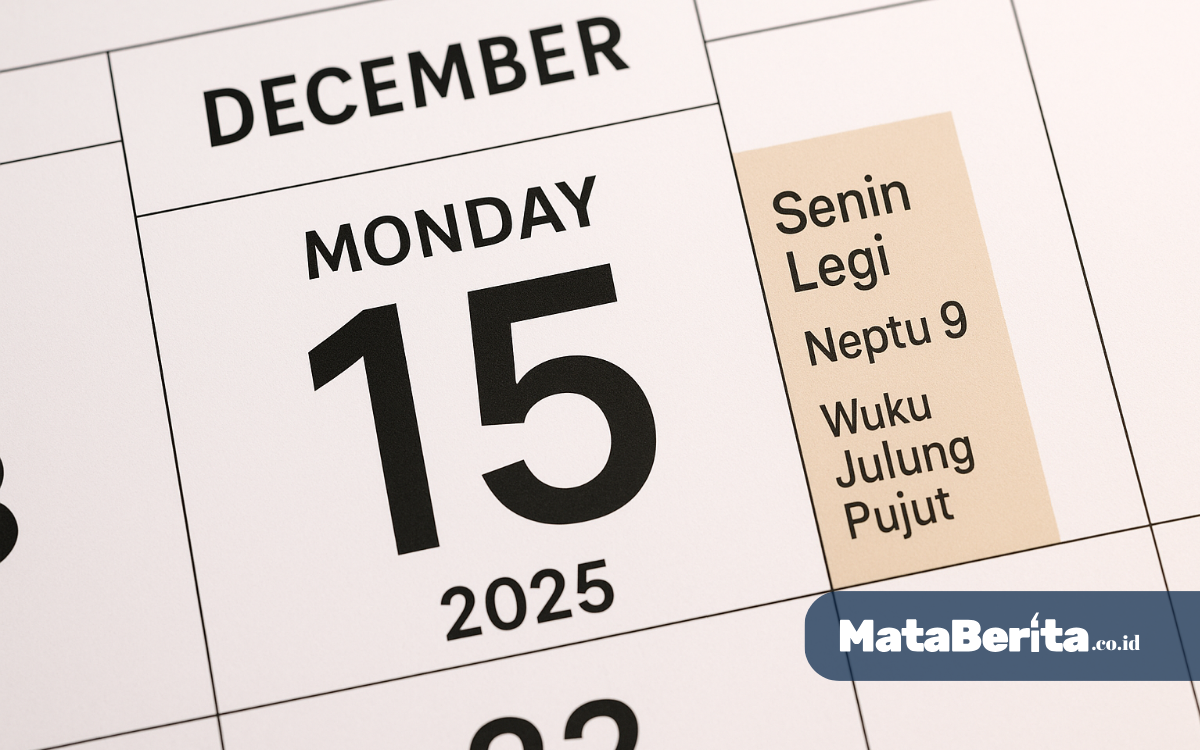 Kalender Jawa Hari Ini Senin 15 Desember 2025