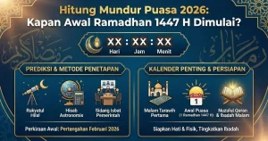 Berapa Hari Lagi Puasa 2026? Ini Hitung Mundur Resmi Ramadan 1447 H yang Perlu Kamu Tahu