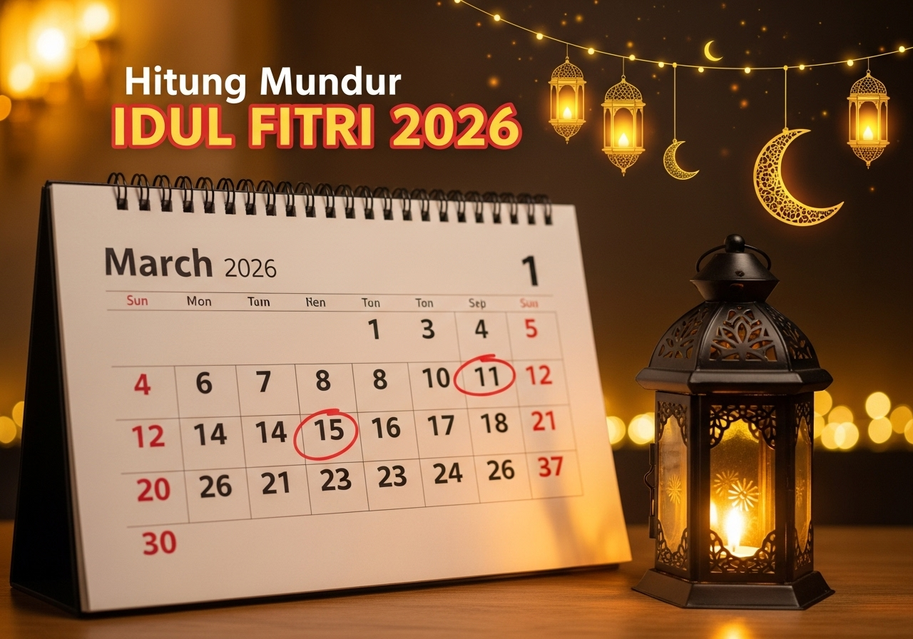 Idul Fitri 2026 Berapa Hijriah? Ini Tanggal, Hitungan Mundur, dan Perbedaan Penetapannya