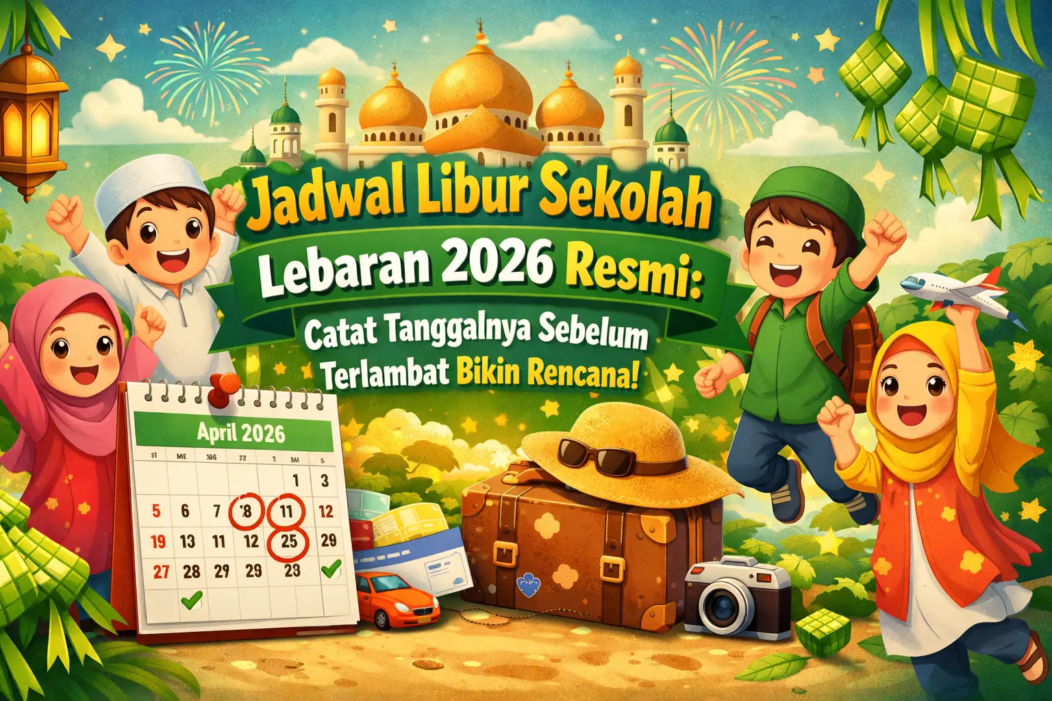 Jadwal Libur Sekolah Lebaran 2026 Resmi: Catat Tanggalnya Sebelum Terlambat Bikin Rencana!