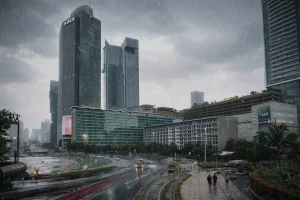 Cuaca Jakarta Hari Ini 20 Maret 2026: Berawan Sepanjang Hari, Jakarta Selatan Waspada Hujan Siang