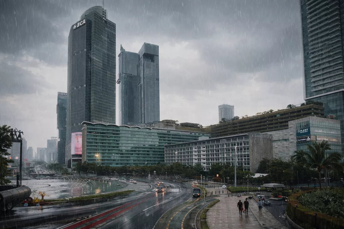 Cuaca Jakarta Hari Ini 20 Maret 2026: Berawan Sepanjang Hari, Jakarta Selatan Waspada Hujan Siang