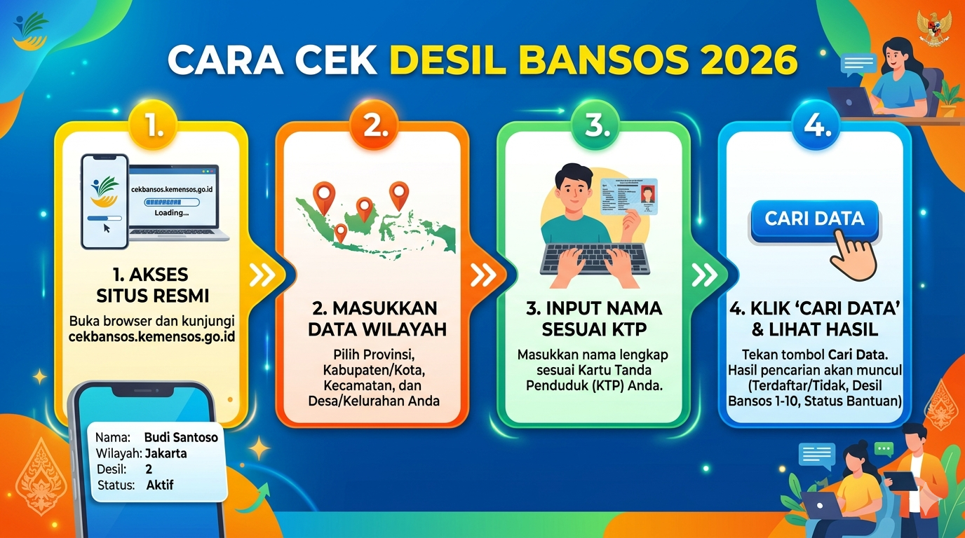 Panduan Lengkap Cek Desil Bansos 2026: Cara Mudah Pastikan Nama Anda Terdaftar sebagai Penerima Bantuan