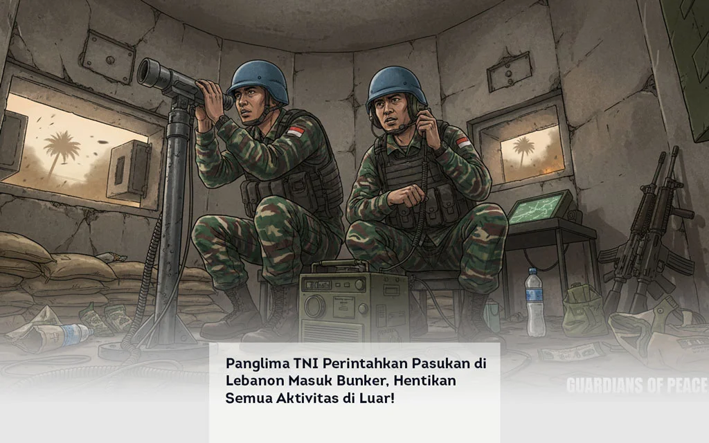 Kondisi Darurat Lebanon: Panglima Instruksikan Prajurit TNI Masuk Bunker, Prioritas Keselamatan Nyawa!