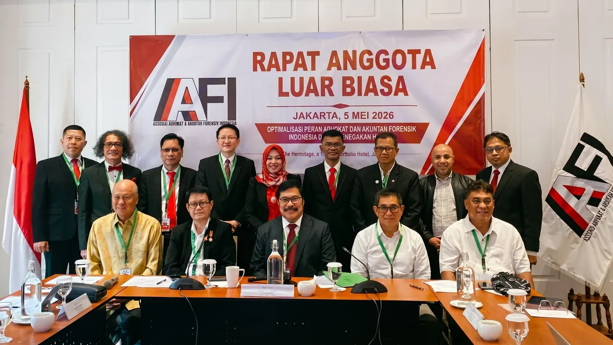 AAAFI Resmi Berdiri: Saat Advokat dan Akuntan Forensik Bersatu untuk Keadilan Indonesia