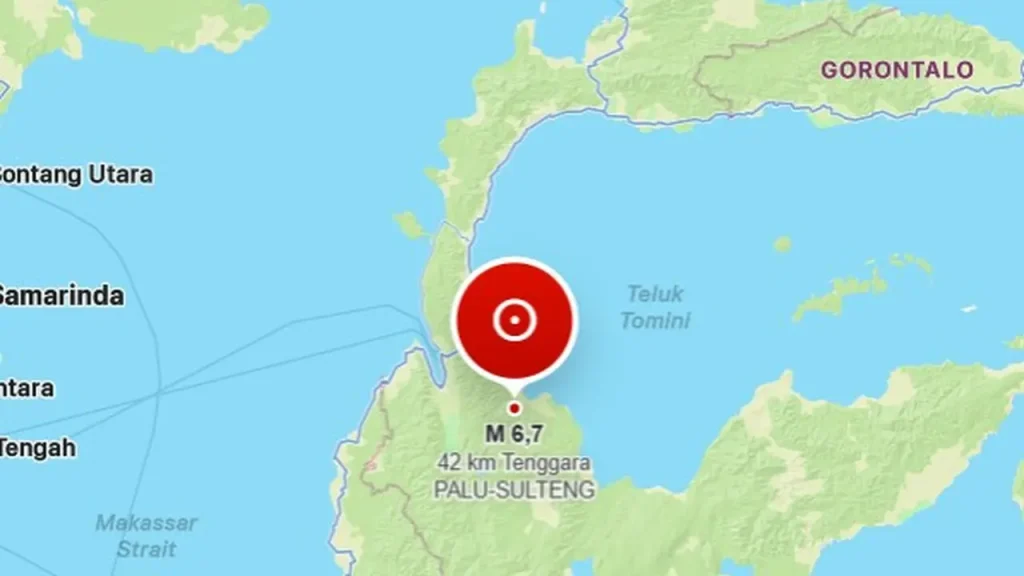 Gempa M6,7 Guncang Sulawesi Tengah, BMKG: Terbesar dalam Sepekan Terakhir